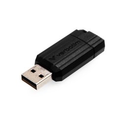 Verbatim Micro-clé USBPinStripe de 32 Go - noire