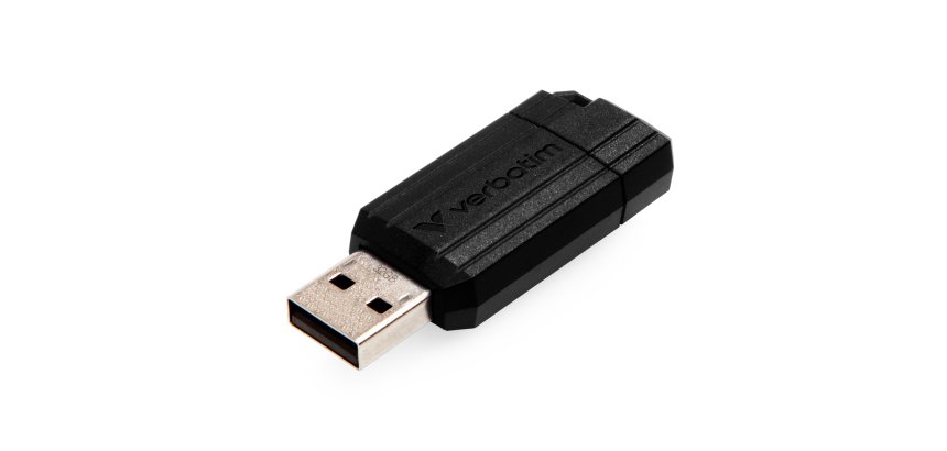 Verbatim Micro-clé USBPinStripe de 32 Go - noire