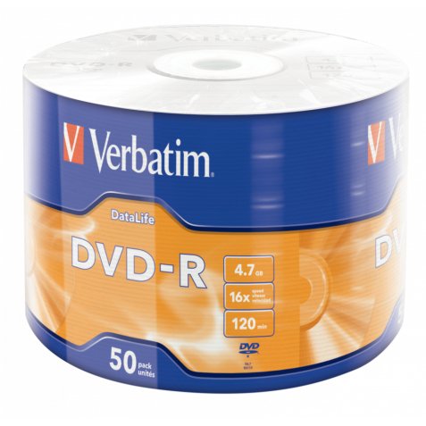 Verbatim 43791 DVD en blanco 4,7 GB DVD-R 50 pieza(s)