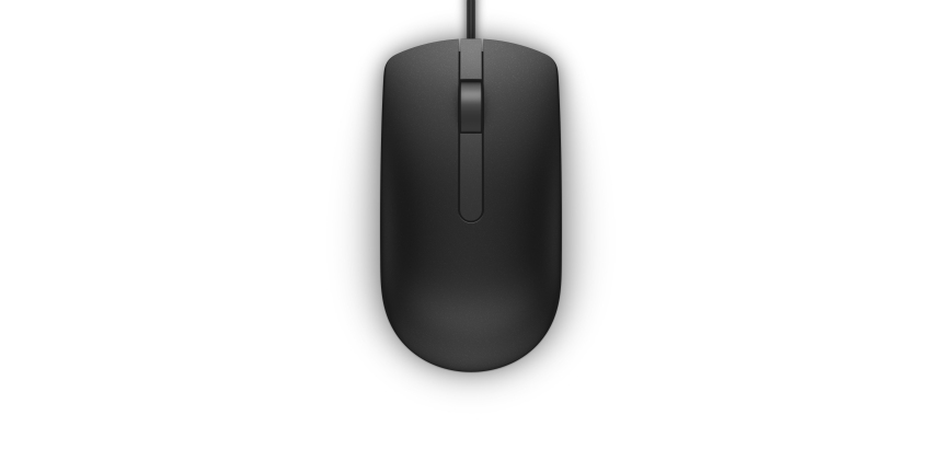 Dell MS116 - mouse - USB - black