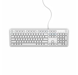 DELL Clavier filaire - KB216 - États-Unis international (QWERTY) - blanc