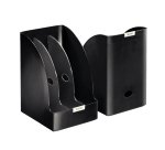 Porte-revue Plus Jumbo, format A4, polystyrène, noir