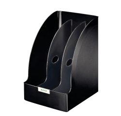 Porte-revue Plus Jumbo, format A4, polystyrène, noir