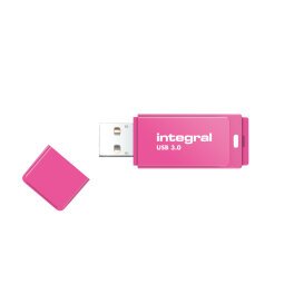 Clé USB 3.0 Neon 32Go Rose INFD32GoNEONPK3.0