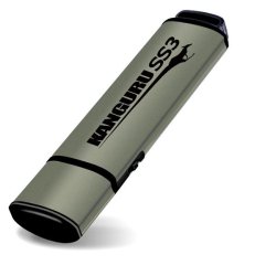 iStorage Kanguru 64GB SS3 USB3.0 lecteur USB flash 64 Go USB Type-A 3.2 Gen 1 (3.1 Gen 1) Aluminium