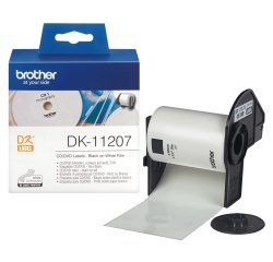 Brother DK-11207 nastro per etichettatrice Nero su bianco