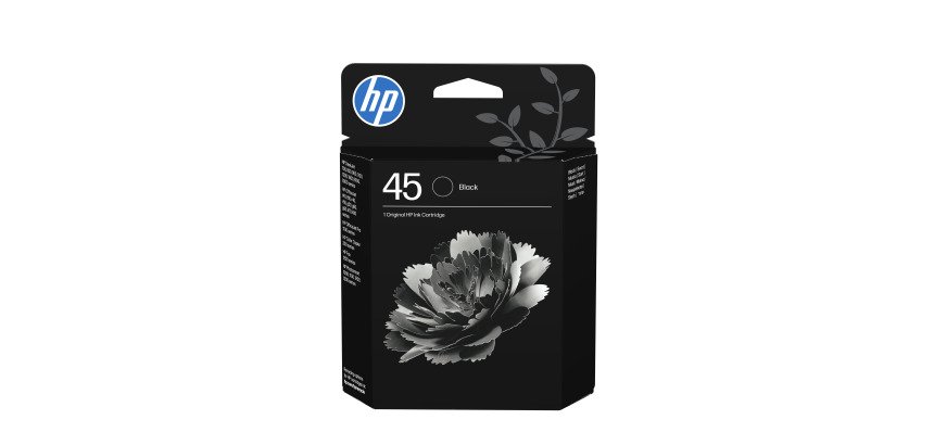 HP Cartucho de tinta original 45 grande negro