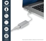 StarTech.com USB 3.0 to Gigabit Network Adapter, Silver, Sleek Aluminum Design for MacBook, Chromebook or Tablet, Native Driver Support