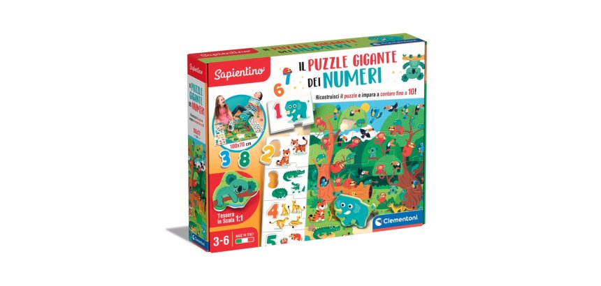 Clementoni Il Puzzle Gigante dei Numeri