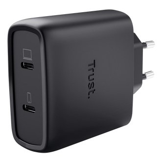 Trust Maxo Chargeur GaN USB-C 65W à 2 ports