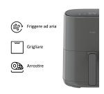 Haier I-Master Series 5 HAF5P 011 Singolo 5 L Indipendente 1500 W Friggitrice ad aria calda Nero