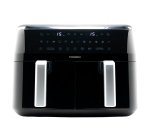 TORNADO TAFT-1000-GS friteuse Dubbel 9 l Vrijstaand 3100 W Heteluchtfriteuse Zwart