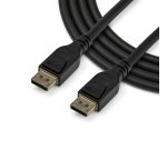 StarTech.com Câble Certifié VESA DisplayPort 1.4 3m - 8K 60Hz HBR3 HDR - Cordon Écran Super UHD DisplayPort vers DisplayPort - Câble Ultra HD 4K 120Hz DP 1.4 M/M Connecteur M/M