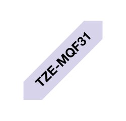 Brother TZE-MQF31 ruban d'étiquette Noir