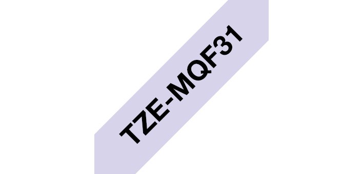 Brother TZe-MQF31 - laminated tape - 1 cassette(s) - Roll (1.2 cm x 8 m)