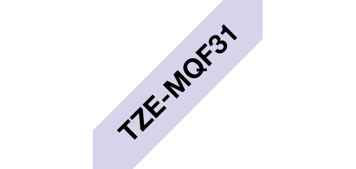 Brother TZE-MQF31 ruban d'étiquette Noir