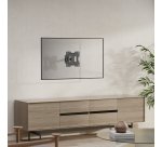 AISENS Soporte Eco Giratorio, Inclinable Para Monitor/TV 30kg (2 Pivotes) De 23"-43", Negro