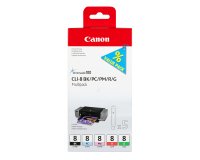 Canon Multipack de 5 cartouches d'encre CLI-8 BK/PC/PM/R/G