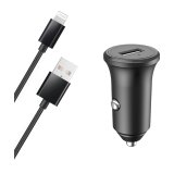 BIG BEN CAC24AACBLMFIRB chargeur d'appareils mobiles Smartphone, Tablette Noir Secteur Auto