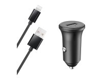 BIG BEN CAC24AACBLMFIRB chargeur d'appareils mobiles Smartphone, Tablette Noir Secteur Auto