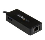 StarTech.com Adaptateur réseau USB-C vers RJ45 Gigabit Ethernet avec port USB supplémentaire - M/F - USB 3.1 Gen 1 (5 Gb/s)
