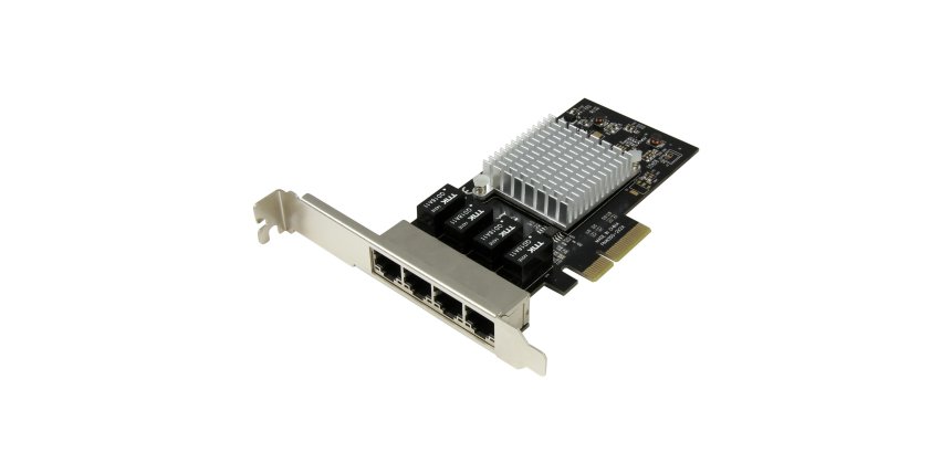 StarTech.com Carte réseau PCI Express à 4 ports Gigabit Ethernet avec chipset Intel I350