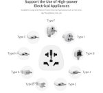 Celly TRAVELADAPTER power plug adapter Type F Universal White