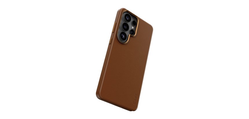 PanzerGlass CARE™ by ® Solo Case Brown w. Qi Samsung Galaxy S26 Ultra protective phone case Brown Cover