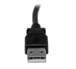 StarTech.com 1 m USB 2.0 A naar linkshoekige B-kabel – M/M
