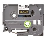 Brother TZE-344 ruban d'étiquette Or sur noir