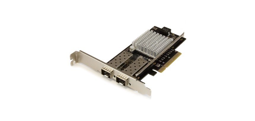 StarTech.com Carte réseau PCI Express à 2 ports fibre optique 10 Gigabit Ethernet avec SFP+ ouvert et chipset Intel