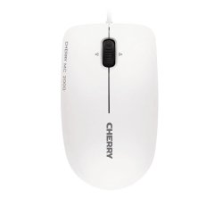 CHERRY MC 2000 Souris filaire, molette multi directionnelle, blanc grisé, USB