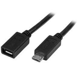 StarTech.com Micro USB Verlängerungskabel - Stecker/Buchse - 0,5m