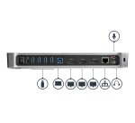 StarTech.com Station d'Accueil USB 3.0 à 3 Écrans avec 2x 4K DisplayPort et HDMI - Hub USB-A à 5 Ports (1x Fast-Charge), Audio 3,5 mm, GbE - Docking Station Universelle USB Type-A pour PC Portable, Win/MacOS