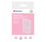 Verbatim Charge 'n' Go Lithium Polymère (LiPo) 10000 mAh Recharge sans fil Rose