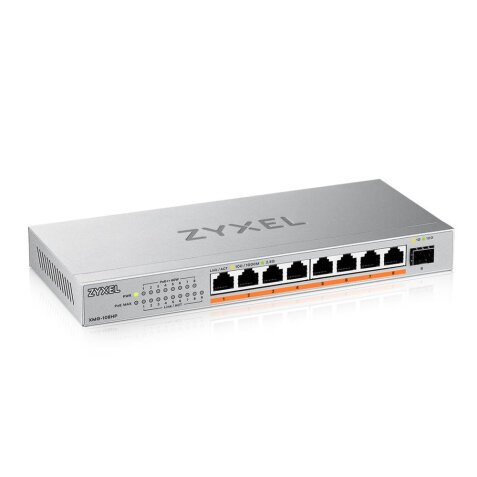 Zyxel XMG-108HP Non-géré 2.5G Ethernet (100/1000/2500) Connexion Ethernet, supportant l'alimentation via ce port (PoE)