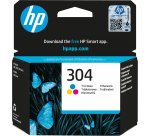 HP 304 Cartouche d’encre trois couleurs authentique