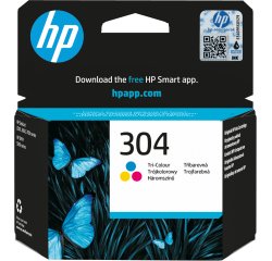 HP 304 Cartouche d’encre trois couleurs authentique