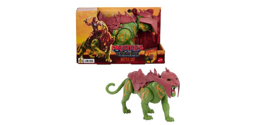 Masters of the Universe 2026 Movie Battle Cat Creature Figure with Chomp & Roar, 5.5 Inch Scale