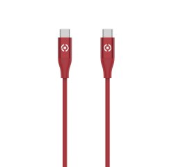 Celly USBCUSBCCOLRD USB cable 1.5 m USB C 60 W Red