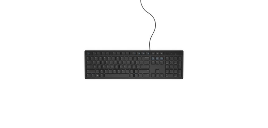 DELL Clavier filaire - KB216 - États-Unis international (QWERTY) - noir - (RTL BOX)