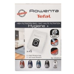 ROWENTA Accessoire aspirateur ZR200520 Lot de 4 Sacs Hygiène+