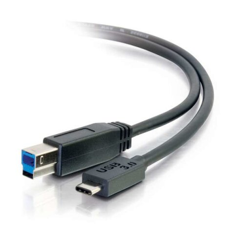 C2G USB 3.0, C - Standard B, 1m USB-kabel USB 3.2 Gen 1 (3.1 Gen 1) USB C USB B Zwart