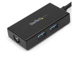 StarTech.com Adaptateur réseau USB 3.0 vers Gigabit Ethernet avec hub USB 3.0 à 2 ports