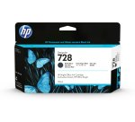 Cartouche HP 728 130ml noir mat pour imprimante jet d'encre