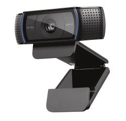 Logitech 960-001055 cámara web 3 MP 1920 x 1080 Pixeles USB 2.0 Negro