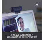 Logitech 960-001055 cámara web 3 MP 1920 x 1080 Pixeles USB Negro