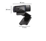 Logitech C920 Pro HD Webcam 3 MP 1920 x 1080 Pixel USB 2.0 Schwarz