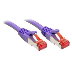 Lindy Rj45/Rj45 Cat6 3m cable de red Púrpura S/FTP (S-STP)