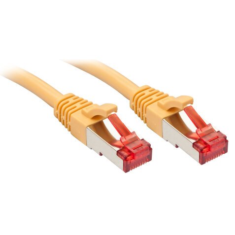 Lindy Rj45/Rj45 Cat6 0.3m câble de réseau Jaune 0,3 m S/FTP (S-STP)